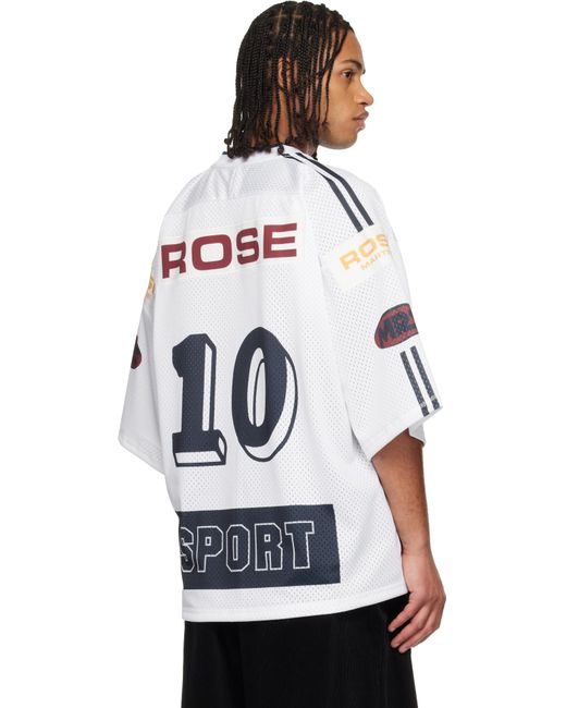 T-Shirt De Hockey Surdimensionné Blanc Martine Rose pour homme en coloris Multicolor