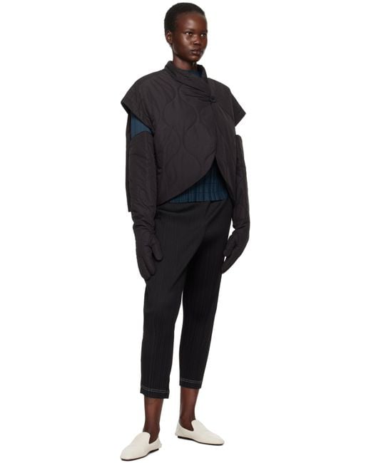 Pleats Please Issey Miyake Blue Asteroid Mitts