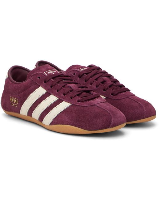 Adidas Originals Purple Burgundy Tokyo W Sneakers for men
