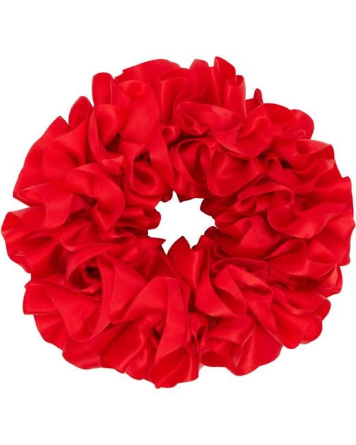 Maryam Nassir Zadeh Red Carnation Scrunchie