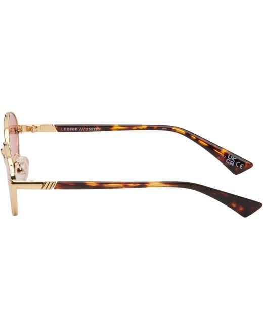 Le Specs Pink 'Le Bebe' Sunglasses