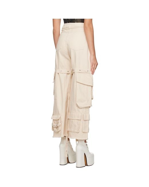 Marques'Almeida Natural Marques Almeida Multipocket Jeans