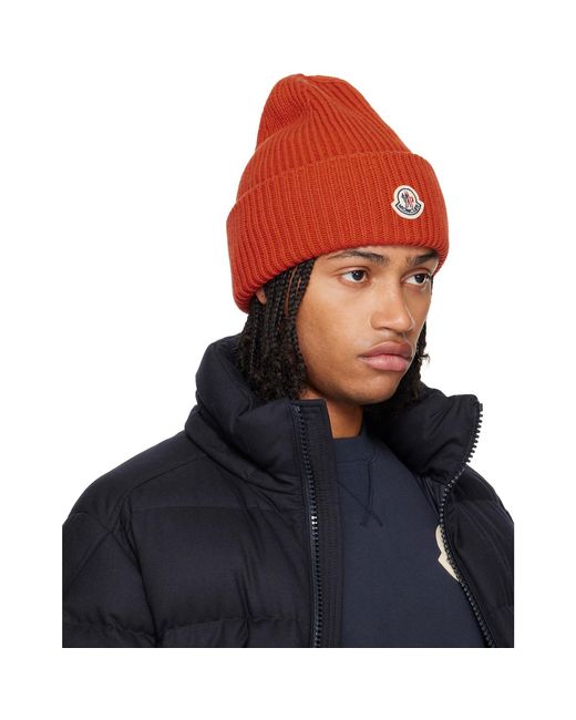 Moncler Blue Wool & Cashmere Beanie for men