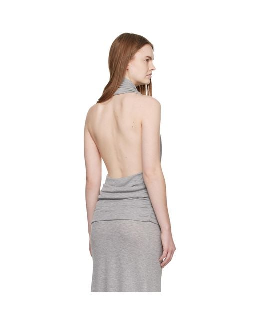 AYA MUSE Gray Viona Top