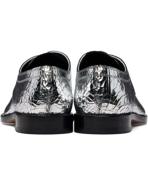 Maison Margiela Black Tabi Broken Mirror Derbys