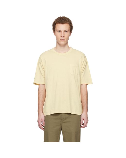 Visvim Natural Jumbo S/S Dmgd T-Shirt for men