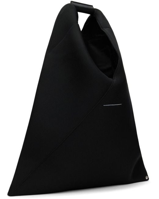 MM6 by Maison Martin Margiela Black Classic Triangle Tote for men