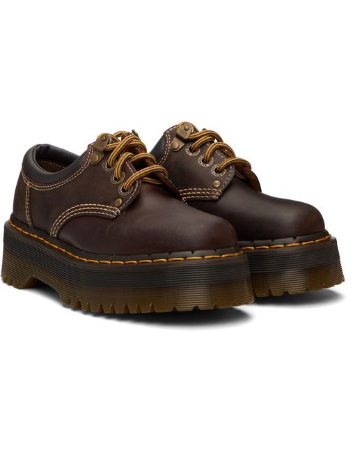 Dr. Martens Black 8053 Arc Leather Platform Casual Derbys