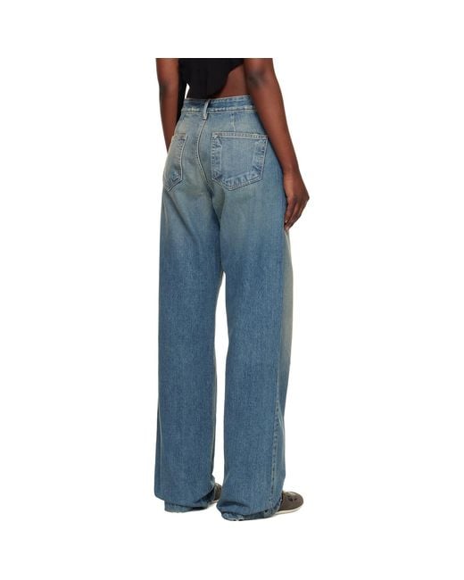 Rick Owens Blue Temple Geth Jeans