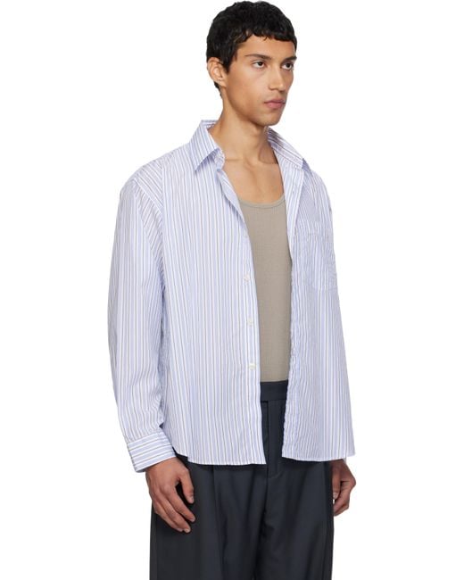 mfpen White Executive Shirt for men