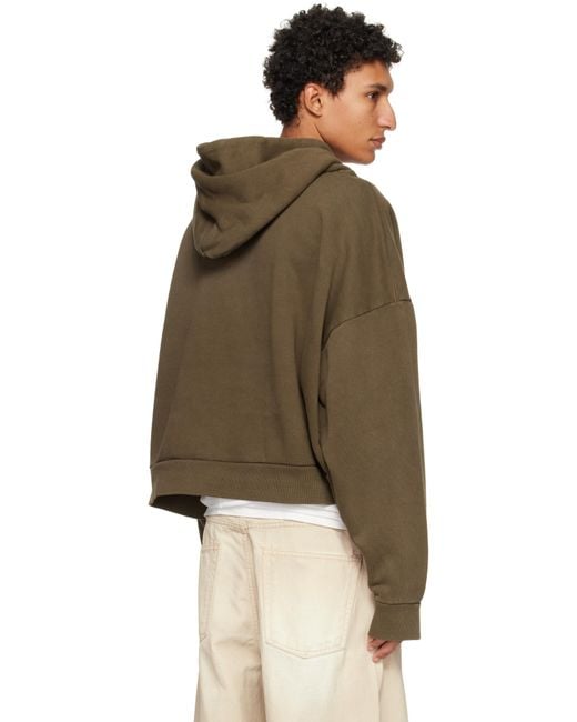 Entire studios Brown Heavy Hoodie for men