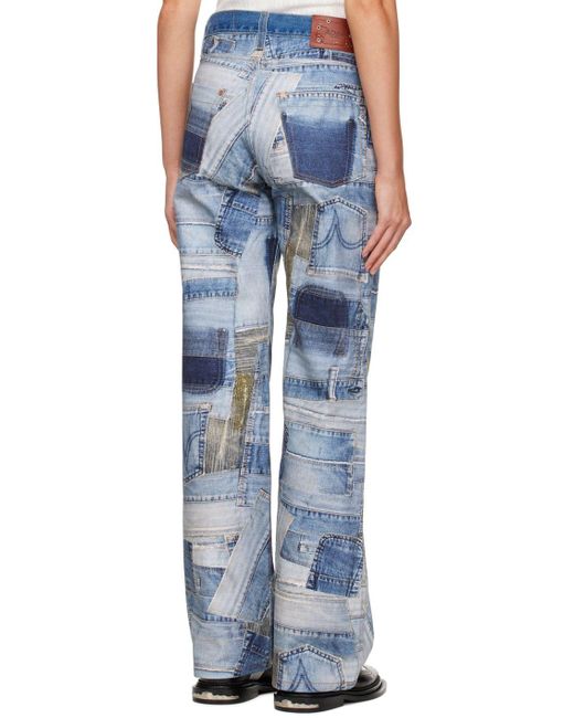 ANDERSSON BELL Patchwork Jeans in Blue | Lyst