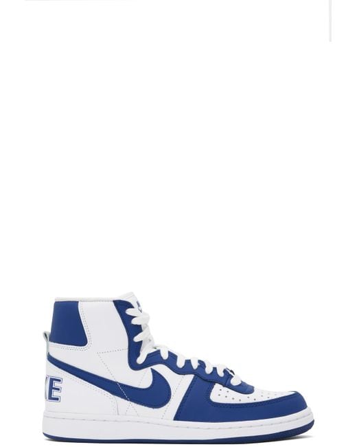 Comme des Garçons Blue Nike Edition Terminator High Sneakers for men