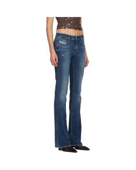 DIESEL Blue Bootcut 1969 D-Ebbey Jeans