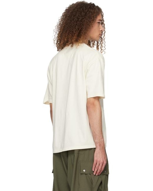 Rhude Multicolor Off-white 'saint-croix' T-shirt for men