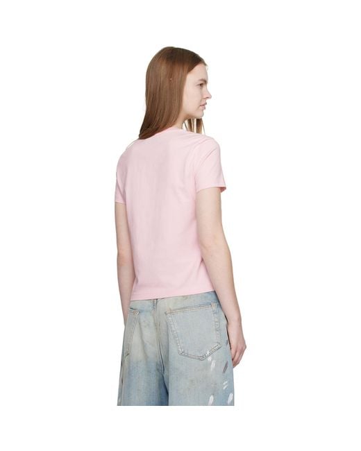 Casablanca Multicolor Airbrush Smiley Fitted Short Sleeve T‑Shirt