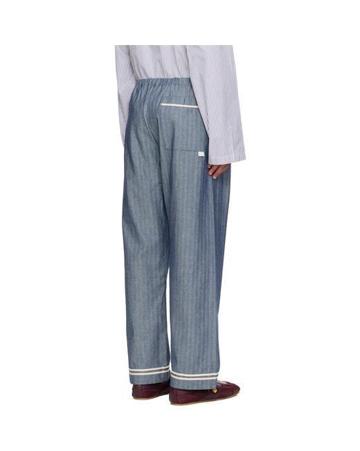 SC103 Black Banner Trousers for men