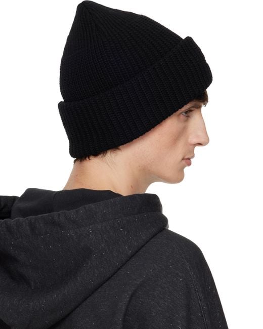 Vivienne Westwood Black Sporty Beanie for men