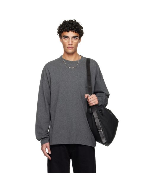 Fear Of God Black Holiday Classic Long Sleeve T-Shirt for men