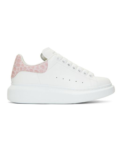Pink Croc Oversized Sneakers 