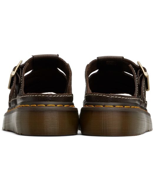 Dr. Martens Black Maxxy Slide Sandals
