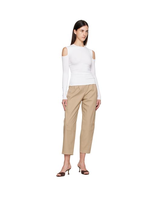 Max Mara White Vik Top