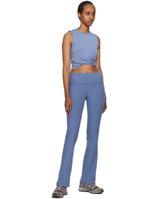 Alo Yoga Blue Bootcut leggings