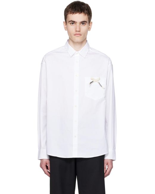 Jacquemus White Le Chouchou 'la Chemise Simon' Shirt for men