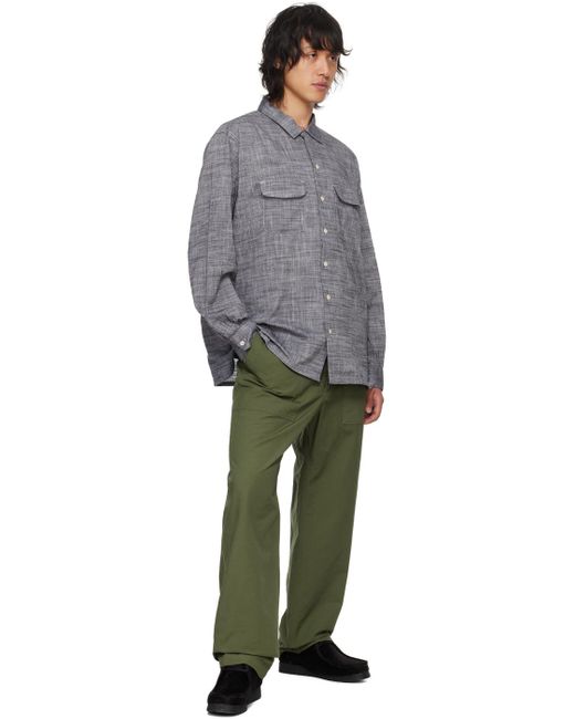 Enginee garments chemise grise Engineered Garments pour homme en coloris Gray