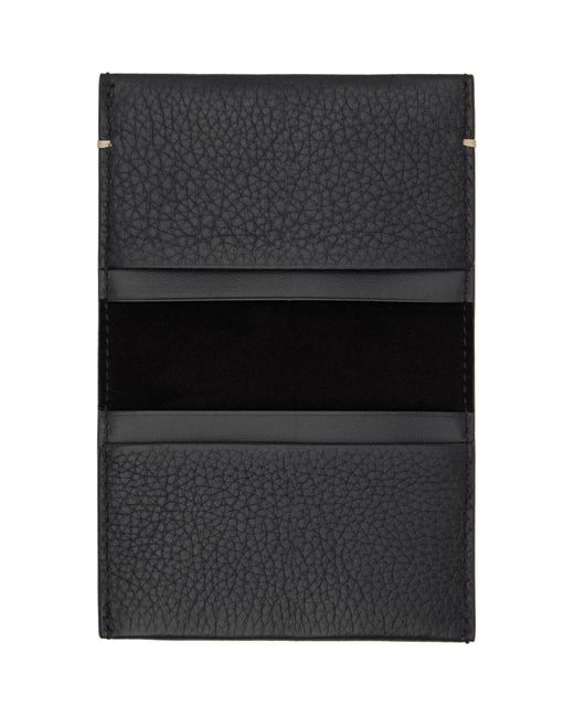 Maison Margiela Black Small Card Holder for men