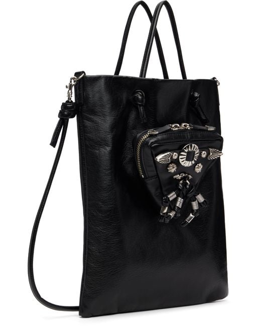 Toga Triangle Pouch Bag in Black | Lyst