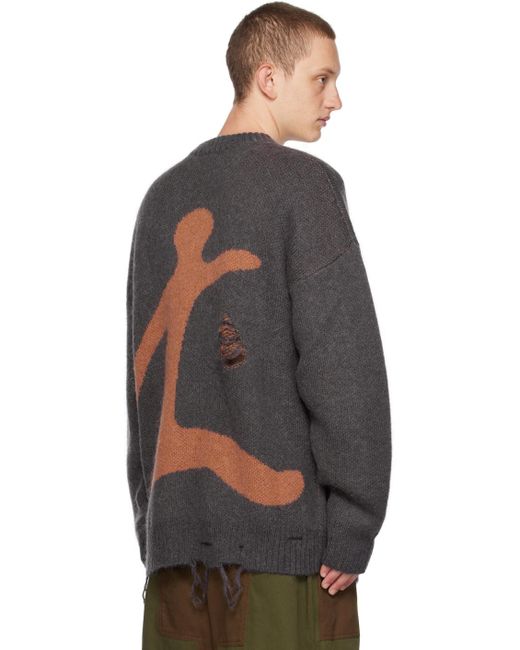 Perks And Mini Black 'mutate' Sweater for men