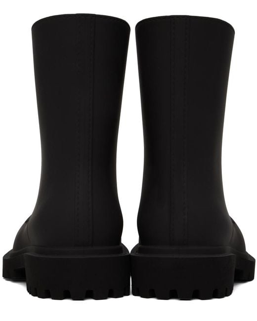 Balenciaga Black Steroid Boots for men