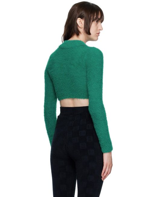 Col roulé vert à poils longs Ambush en coloris Green