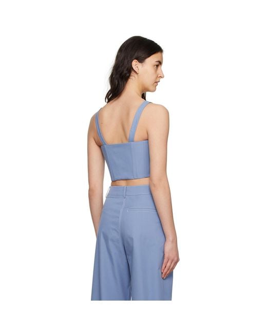 Anna Quan Blue Mae Tank Top