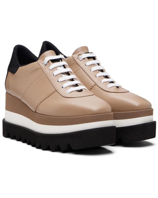 Stella McCartney Black Sneak-Elyse Platform Sneakers