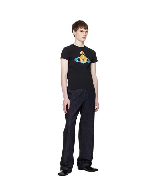 Vivienne Westwood Black Oversized Orb Peru T-Shirt for men
