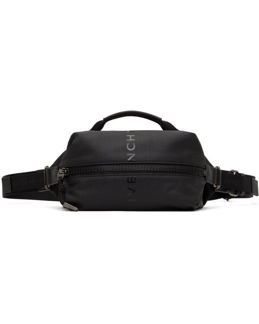 Sac-ceinture noir à glissière à logos g Givenchy pour homme en coloris Black