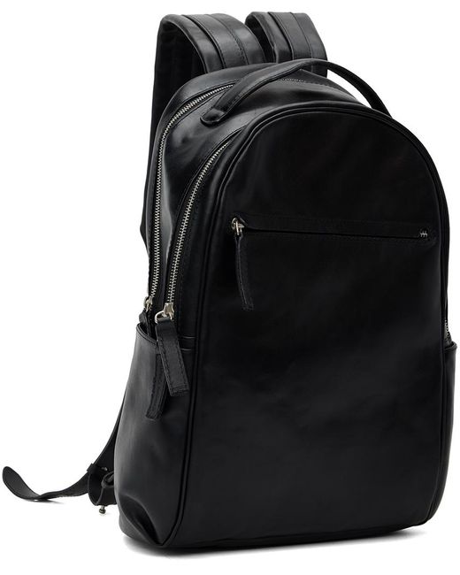 Officine Creative Black Quentin 012 Backpack for men