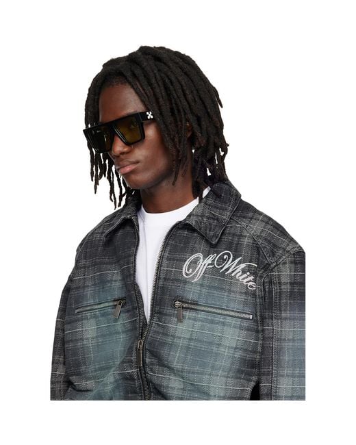 Off-White c/o Virgil Abloh Green Berkeley Sunglasses for men
