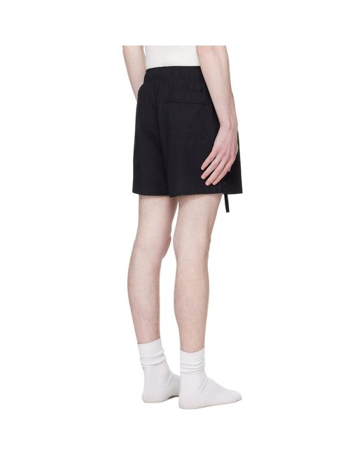 Entire studios Black Pajama Shorts for men