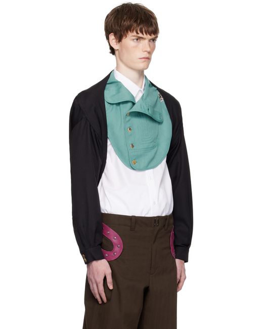 Kiko Kostadinov Ricsi Bolero Cardigan in Green for Men | Lyst