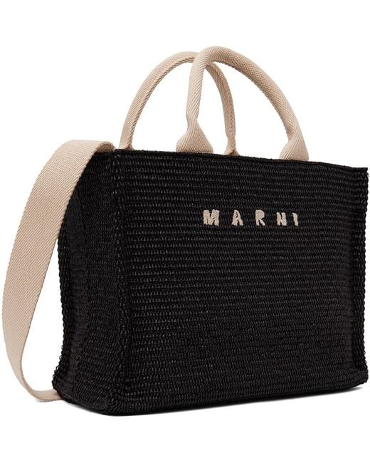 Marni Black Small Basket Bag