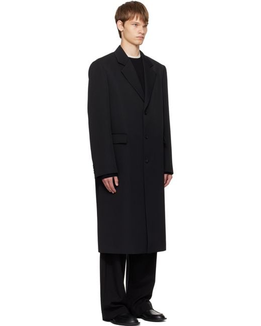 メンズ The Row ブラック Compa コート Black