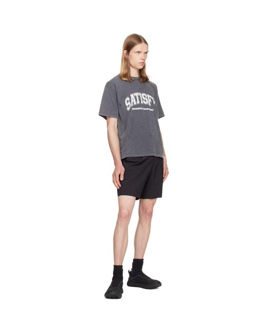 Satisfy Gray Mothtech T‑Shirt for men