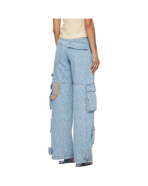 Gcds Blue Ultracargo Jeans