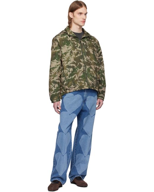 Carne Bollente Black Khaki Peaceful Passion Camo Jacket for men