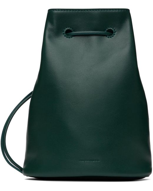 Jil Sander Green Climb Drawstring Shoulder Bag