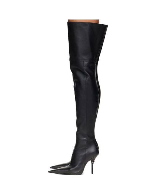 Balenciaga Black Avenue After Tall Boots
