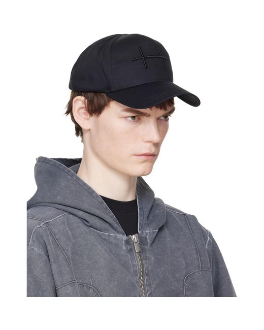 HELIOT EMIL Black Plus Cap for men